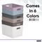 Superio Plastic Storage Container Bins, Organizer Baskets, Boxes for Organizing Closet Shelves Drawer Shelf